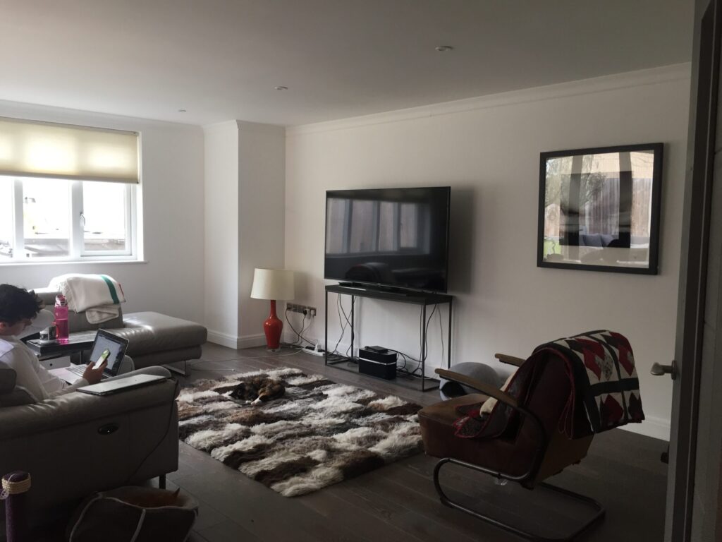 Milton Road living Before before